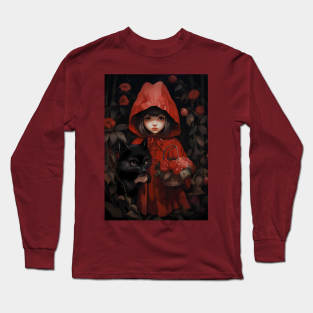 scary red riding hood Long Sleeve T-Shirt